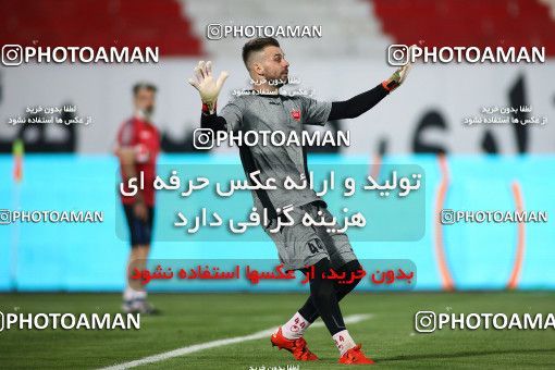 1719202, Tehran, Iran, Iran Football Pro League، Persian Gulf Cup، Week 25، Second Leg، Persepolis 1 v 0 Foulad Khouzestan on 2020/07/18 at Azadi Stadium