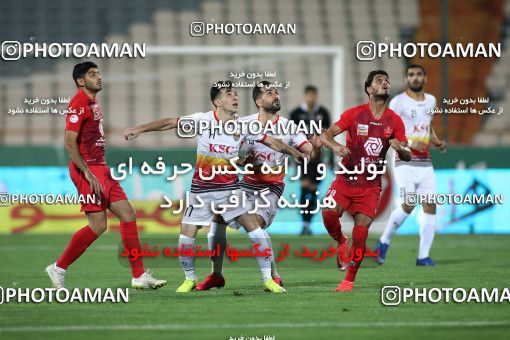 1719190, Tehran, Iran, Iran Football Pro League، Persian Gulf Cup، Week 25، Second Leg، Persepolis 1 v 0 Foulad Khouzestan on 2020/07/18 at Azadi Stadium