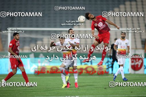 1719180, Tehran, Iran, Iran Football Pro League، Persian Gulf Cup، Week 25، Second Leg، Persepolis 1 v 0 Foulad Khouzestan on 2020/07/18 at Azadi Stadium
