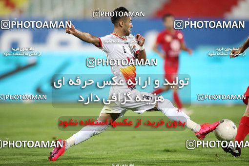 1719296, Tehran, Iran, Iran Football Pro League، Persian Gulf Cup، Week 25، Second Leg، Persepolis 1 v 0 Foulad Khouzestan on 2020/07/18 at Azadi Stadium
