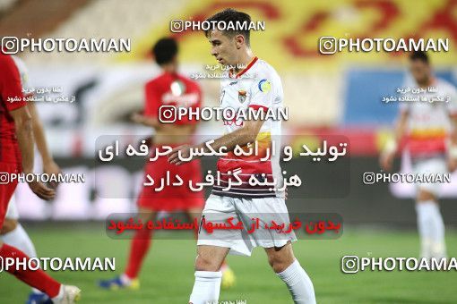 1719319, Tehran, Iran, Iran Football Pro League، Persian Gulf Cup، Week 25، Second Leg، Persepolis 1 v 0 Foulad Khouzestan on 2020/07/18 at Azadi Stadium