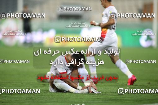 1719265, Tehran, Iran, Iran Football Pro League، Persian Gulf Cup، Week 25، Second Leg، Persepolis 1 v 0 Foulad Khouzestan on 2020/07/18 at Azadi Stadium
