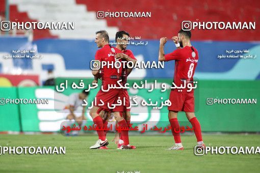 1719192, Tehran, Iran, Iran Football Pro League، Persian Gulf Cup، Week 25، Second Leg، Persepolis 1 v 0 Foulad Khouzestan on 2020/07/18 at Azadi Stadium