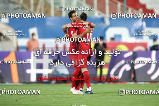 1719321, Tehran, Iran, Iran Football Pro League، Persian Gulf Cup، Week 25، Second Leg، Persepolis 1 v 0 Foulad Khouzestan on 2020/07/18 at Azadi Stadium