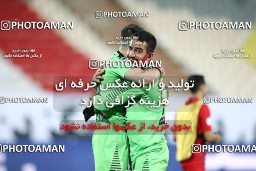 1719183, Tehran, Iran, Iran Football Pro League، Persian Gulf Cup، Week 25، Second Leg، Persepolis 1 v 0 Foulad Khouzestan on 2020/07/18 at Azadi Stadium