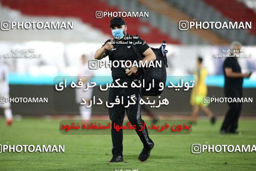 1719264, Tehran, Iran, Iran Football Pro League، Persian Gulf Cup، Week 25، Second Leg، Persepolis 1 v 0 Foulad Khouzestan on 2020/07/18 at Azadi Stadium