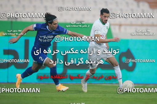 1540020, Tehran, , لیگ برتر فوتبال ایران، Persian Gulf Cup، Week 3، First Leg، Esteghlal 1 v 0 Mashin Sazi Tabriz on 2020/11/25 at Azadi Stadium