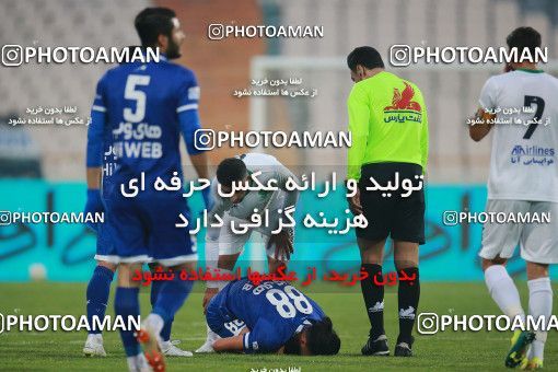 1539979, Tehran, , لیگ برتر فوتبال ایران، Persian Gulf Cup، Week 3، First Leg، Esteghlal 1 v 0 Mashin Sazi Tabriz on 2020/11/25 at Azadi Stadium