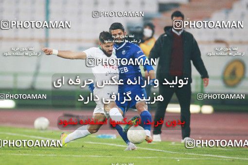 1539959, Tehran, , لیگ برتر فوتبال ایران، Persian Gulf Cup، Week 3، First Leg، Esteghlal 1 v 0 Mashin Sazi Tabriz on 2020/11/25 at Azadi Stadium