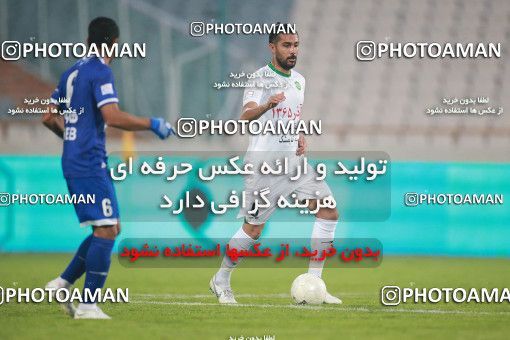 1539968, Tehran, , لیگ برتر فوتبال ایران، Persian Gulf Cup، Week 3، First Leg، Esteghlal 1 v 0 Mashin Sazi Tabriz on 2020/11/25 at Azadi Stadium