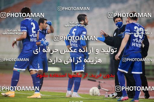 1540012, Tehran, , لیگ برتر فوتبال ایران، Persian Gulf Cup، Week 3، First Leg، Esteghlal 1 v 0 Mashin Sazi Tabriz on 2020/11/25 at Azadi Stadium