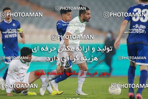1539930, Tehran, , لیگ برتر فوتبال ایران، Persian Gulf Cup، Week 3، First Leg، Esteghlal 1 v 0 Mashin Sazi Tabriz on 2020/11/25 at Azadi Stadium