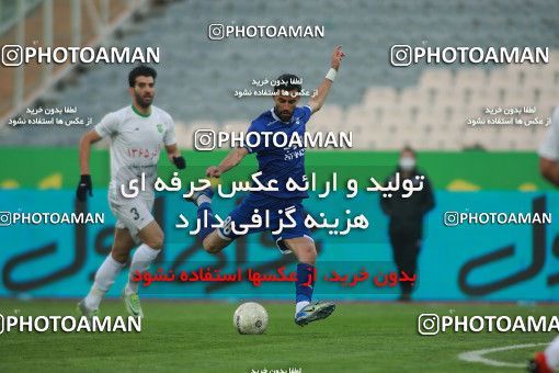 1557062, Tehran, , لیگ برتر فوتبال ایران، Persian Gulf Cup، Week 3، First Leg، Esteghlal 1 v 0 Mashin Sazi Tabriz on 2020/11/25 at Azadi Stadium