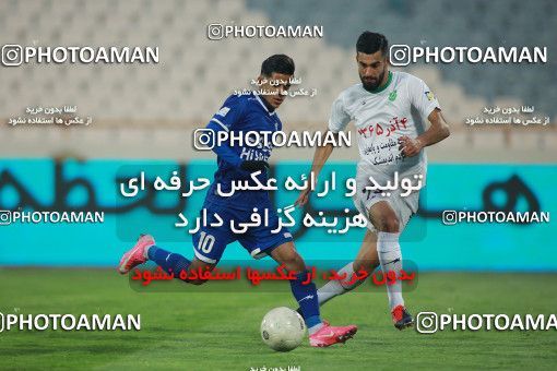 1557126, Tehran, , لیگ برتر فوتبال ایران، Persian Gulf Cup، Week 3، First Leg، Esteghlal 1 v 0 Mashin Sazi Tabriz on 2020/11/25 at Azadi Stadium