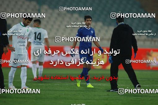 1557096, Tehran, , لیگ برتر فوتبال ایران، Persian Gulf Cup، Week 3، First Leg، Esteghlal 1 v 0 Mashin Sazi Tabriz on 2020/11/25 at Azadi Stadium