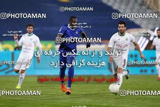 1707494, Tehran, , لیگ برتر فوتبال ایران، Persian Gulf Cup، Week 3، First Leg، Esteghlal 1 v 0 Mashin Sazi Tabriz on 2020/11/25 at Azadi Stadium