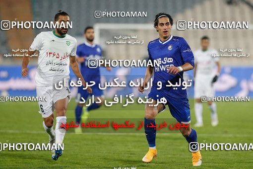 1707499, Tehran, , لیگ برتر فوتبال ایران، Persian Gulf Cup، Week 3، First Leg، Esteghlal 1 v 0 Mashin Sazi Tabriz on 2020/11/25 at Azadi Stadium