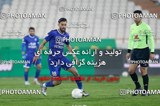 1707482, Tehran, , لیگ برتر فوتبال ایران، Persian Gulf Cup، Week 3، First Leg، Esteghlal 1 v 0 Mashin Sazi Tabriz on 2020/11/25 at Azadi Stadium