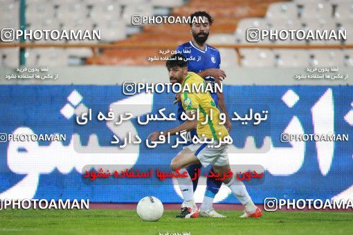 1540933, Tehran, , لیگ برتر فوتبال ایران، Persian Gulf Cup، Week 5، First Leg، Esteghlal 1 v 1 Sanat Naft Abadan on 2020/12/07 at Azadi Stadium