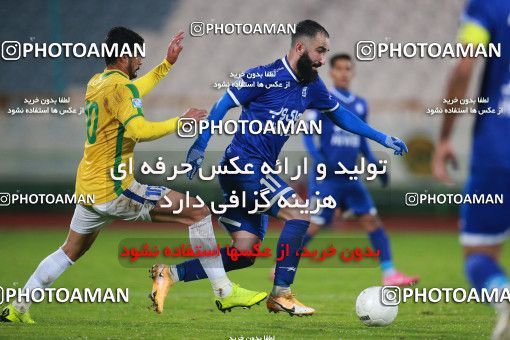 1541048, Tehran, , لیگ برتر فوتبال ایران، Persian Gulf Cup، Week 5، First Leg، Esteghlal 1 v 1 Sanat Naft Abadan on 2020/12/07 at Azadi Stadium