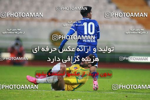 1540976, Tehran, , لیگ برتر فوتبال ایران، Persian Gulf Cup، Week 5، First Leg، Esteghlal 1 v 1 Sanat Naft Abadan on 2020/12/07 at Azadi Stadium