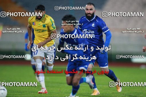 1540920, Tehran, , لیگ برتر فوتبال ایران، Persian Gulf Cup، Week 5، First Leg، Esteghlal 1 v 1 Sanat Naft Abadan on 2020/12/07 at Azadi Stadium