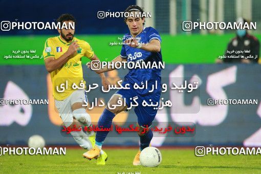 1541056, Tehran, , لیگ برتر فوتبال ایران، Persian Gulf Cup، Week 5، First Leg، Esteghlal 1 v 1 Sanat Naft Abadan on 2020/12/07 at Azadi Stadium