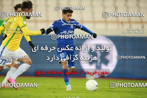 1540958, Tehran, , لیگ برتر فوتبال ایران، Persian Gulf Cup، Week 5، First Leg، Esteghlal 1 v 1 Sanat Naft Abadan on 2020/12/07 at Azadi Stadium