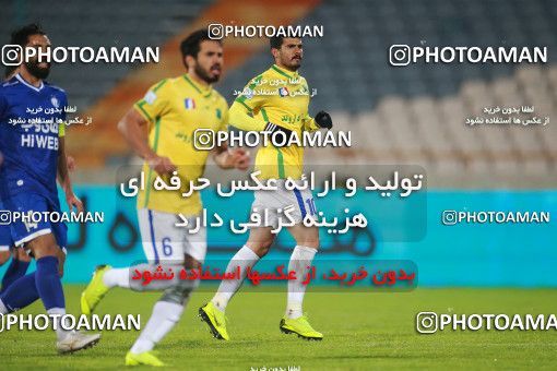 1541098, Tehran, , لیگ برتر فوتبال ایران، Persian Gulf Cup، Week 5، First Leg، Esteghlal 1 v 1 Sanat Naft Abadan on 2020/12/07 at Azadi Stadium