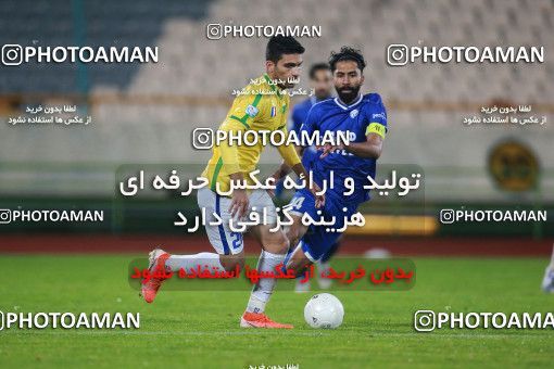 1541024, Tehran, , لیگ برتر فوتبال ایران، Persian Gulf Cup، Week 5، First Leg، Esteghlal 1 v 1 Sanat Naft Abadan on 2020/12/07 at Azadi Stadium