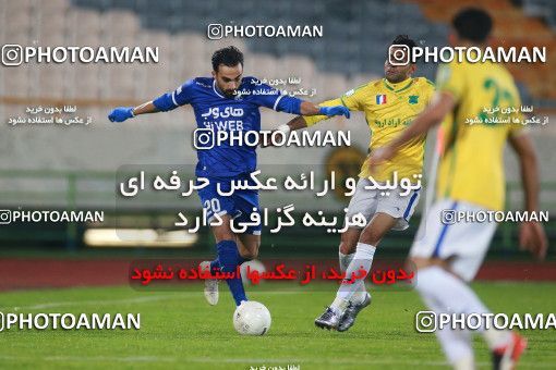 1541111, Tehran, , لیگ برتر فوتبال ایران، Persian Gulf Cup، Week 5، First Leg، Esteghlal 1 v 1 Sanat Naft Abadan on 2020/12/07 at Azadi Stadium