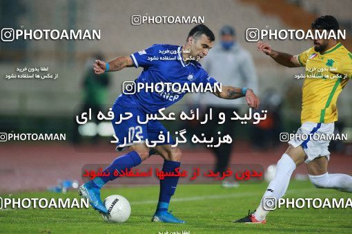 1541153, Tehran, , لیگ برتر فوتبال ایران، Persian Gulf Cup، Week 5، First Leg، Esteghlal 1 v 1 Sanat Naft Abadan on 2020/12/07 at Azadi Stadium