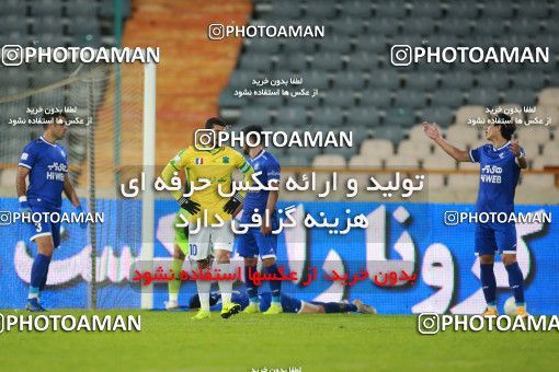 1541179, Tehran, , لیگ برتر فوتبال ایران، Persian Gulf Cup، Week 5، First Leg، Esteghlal 1 v 1 Sanat Naft Abadan on 2020/12/07 at Azadi Stadium