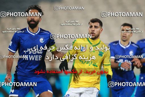 1541164, Tehran, , لیگ برتر فوتبال ایران، Persian Gulf Cup، Week 5، First Leg، Esteghlal 1 v 1 Sanat Naft Abadan on 2020/12/07 at Azadi Stadium