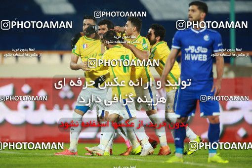 1541284, Tehran, , لیگ برتر فوتبال ایران، Persian Gulf Cup، Week 5، First Leg، Esteghlal 1 v 1 Sanat Naft Abadan on 2020/12/07 at Azadi Stadium