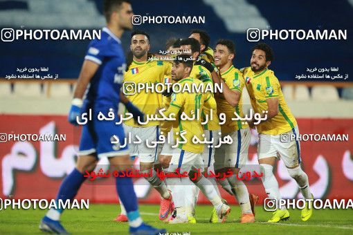 1541220, Tehran, , لیگ برتر فوتبال ایران، Persian Gulf Cup، Week 5، First Leg، Esteghlal 1 v 1 Sanat Naft Abadan on 2020/12/07 at Azadi Stadium