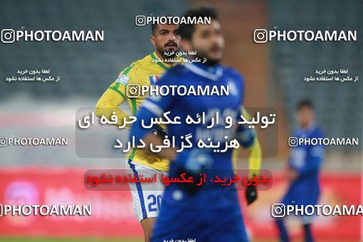 1541121, Tehran, , لیگ برتر فوتبال ایران، Persian Gulf Cup، Week 5، First Leg، Esteghlal 1 v 1 Sanat Naft Abadan on 2020/12/07 at Azadi Stadium