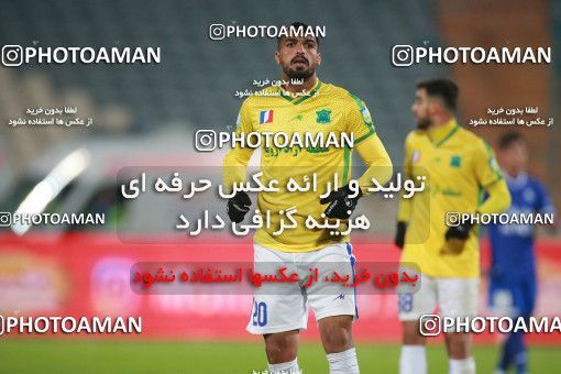 1541248, Tehran, , لیگ برتر فوتبال ایران، Persian Gulf Cup، Week 5، First Leg، Esteghlal 1 v 1 Sanat Naft Abadan on 2020/12/07 at Azadi Stadium