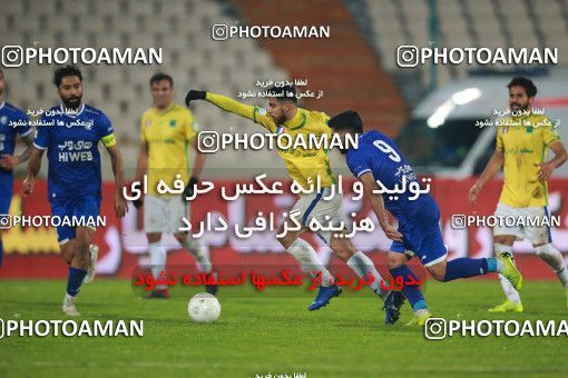 1541247, Tehran, , لیگ برتر فوتبال ایران، Persian Gulf Cup، Week 5، First Leg، Esteghlal 1 v 1 Sanat Naft Abadan on 2020/12/07 at Azadi Stadium