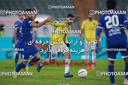 1541205, Tehran, , لیگ برتر فوتبال ایران، Persian Gulf Cup، Week 5، First Leg، Esteghlal 1 v 1 Sanat Naft Abadan on 2020/12/07 at Azadi Stadium