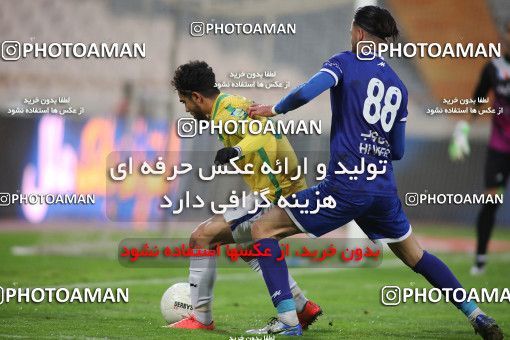 1557268, Tehran, , لیگ برتر فوتبال ایران، Persian Gulf Cup، Week 5، First Leg، Esteghlal 1 v 1 Sanat Naft Abadan on 2020/12/07 at Azadi Stadium