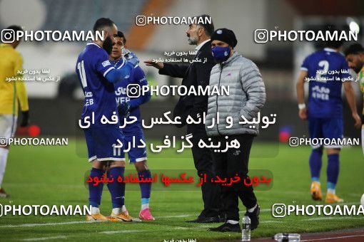1557247, Tehran, , لیگ برتر فوتبال ایران، Persian Gulf Cup، Week 5، First Leg، Esteghlal 1 v 1 Sanat Naft Abadan on 2020/12/07 at Azadi Stadium