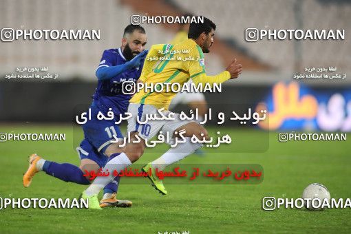 1557223, Tehran, , لیگ برتر فوتبال ایران، Persian Gulf Cup، Week 5، First Leg، Esteghlal 1 v 1 Sanat Naft Abadan on 2020/12/07 at Azadi Stadium