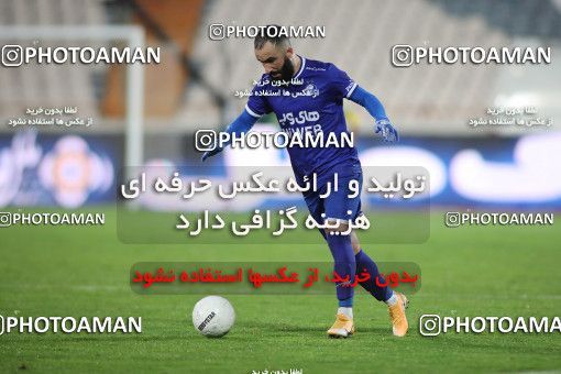 1557207, Tehran, , لیگ برتر فوتبال ایران، Persian Gulf Cup، Week 5، First Leg، Esteghlal 1 v 1 Sanat Naft Abadan on 2020/12/07 at Azadi Stadium