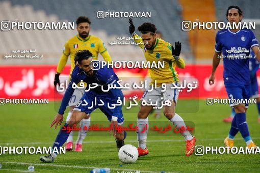 1707720, Tehran, , لیگ برتر فوتبال ایران، Persian Gulf Cup، Week 5، First Leg، Esteghlal 1 v 1 Sanat Naft Abadan on 2020/12/07 at Azadi Stadium