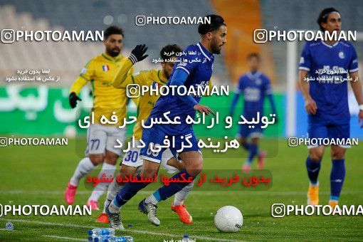 1707672, Tehran, , لیگ برتر فوتبال ایران، Persian Gulf Cup، Week 5، First Leg، Esteghlal 1 v 1 Sanat Naft Abadan on 2020/12/07 at Azadi Stadium