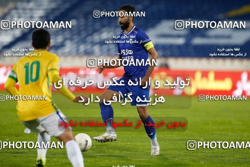 1707676, Tehran, , لیگ برتر فوتبال ایران، Persian Gulf Cup، Week 5، First Leg، Esteghlal 1 v 1 Sanat Naft Abadan on 2020/12/07 at Azadi Stadium