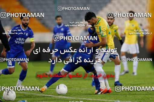 1707739, Tehran, , لیگ برتر فوتبال ایران، Persian Gulf Cup، Week 5، First Leg، Esteghlal 1 v 1 Sanat Naft Abadan on 2020/12/07 at Azadi Stadium