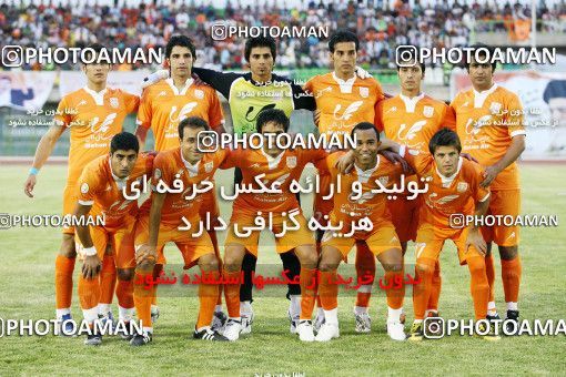 1543329, لیگ برتر فوتبال ایران، Persian Gulf Cup، Week 1، First Leg، 2009/08/06، Kerman، Shahid Bahonar Stadium، Mes Kerman 3 - 3 Persepolis