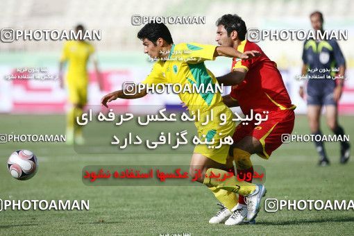 1543095, Tehran, Iran, لیگ برتر فوتبال ایران، Persian Gulf Cup، Week 1، First Leg، Rah Ahan 2 v 1 Foulad Khouzestan on 2009/08/06 at Ekbatan Stadium